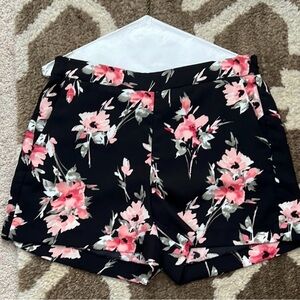 White House Black Market Floral Shorts